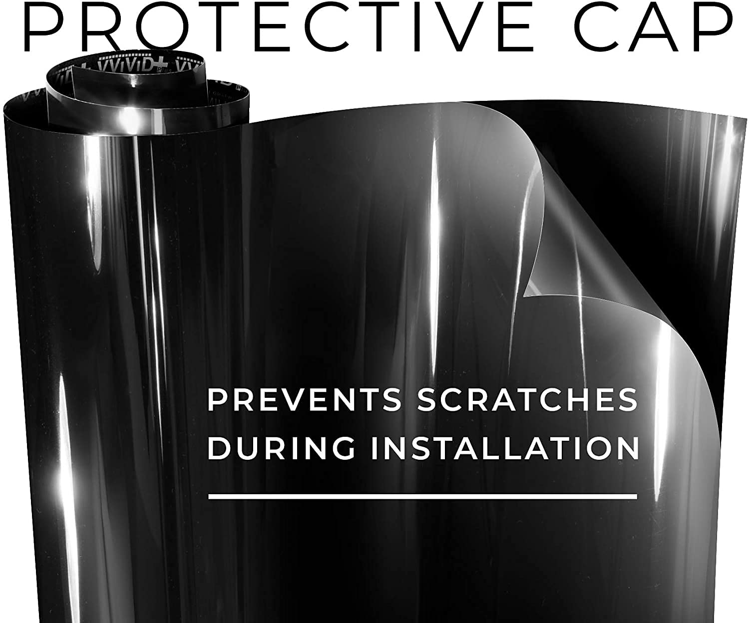 VViViD Ultra Gloss Vinyl Car Wrap Film - 14ft x 5ft, Gloss Piano Black, Premium Quality