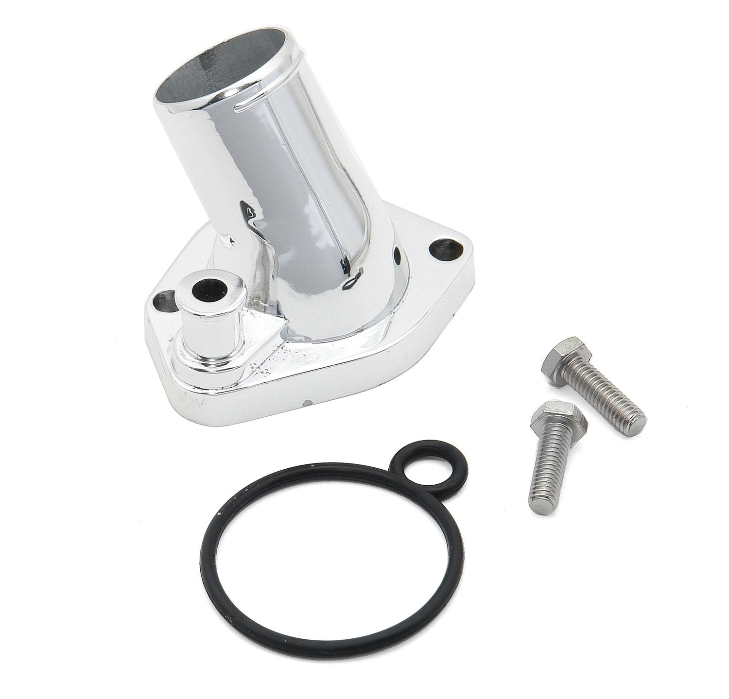 Mr. Gasket 2662 Chrome O-Ring 45 Degree Water Neck