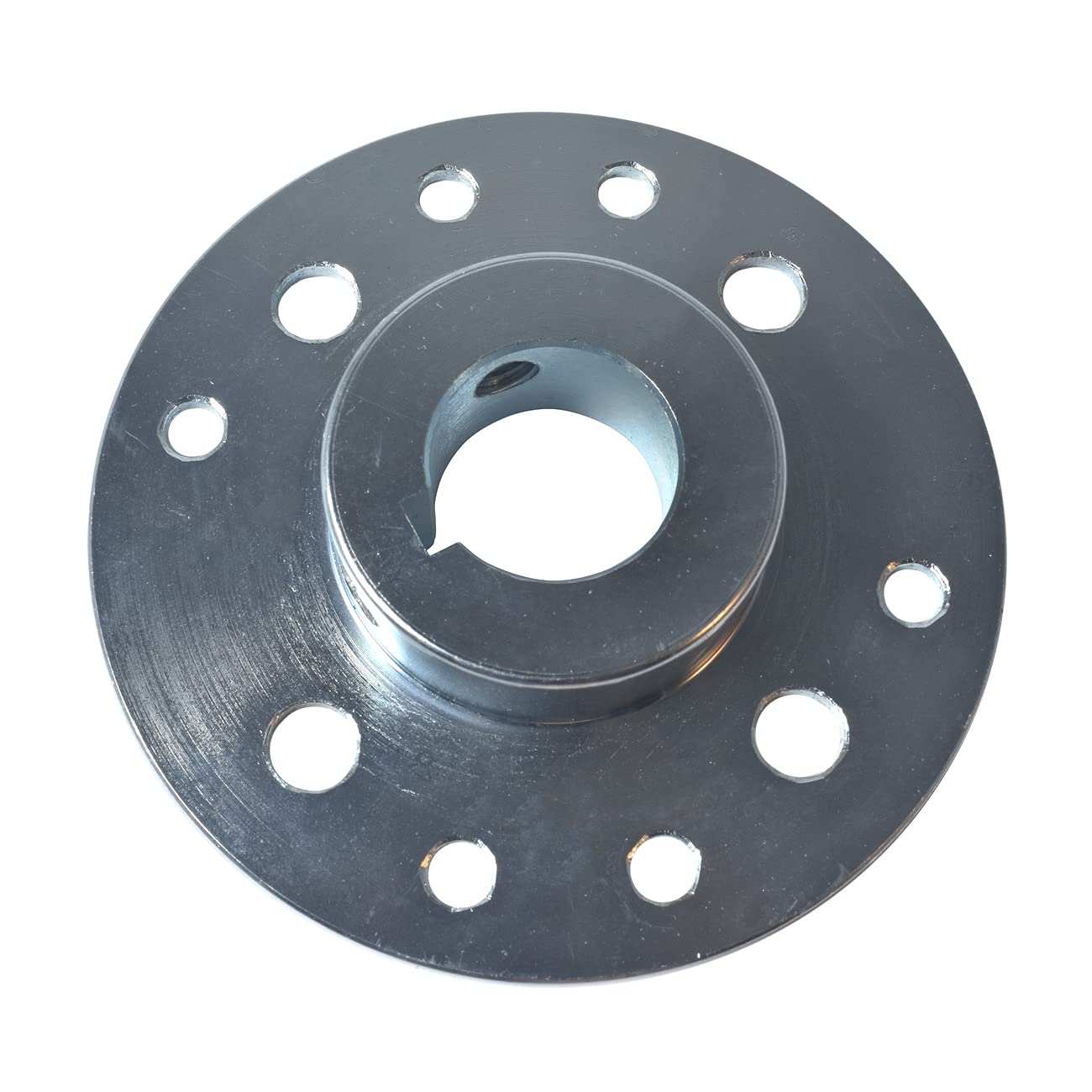 JSCJCAS Go Kart Axle Hub Steel Sprocket Hub 1" Bore 1/4" Keyway Silver MK0151