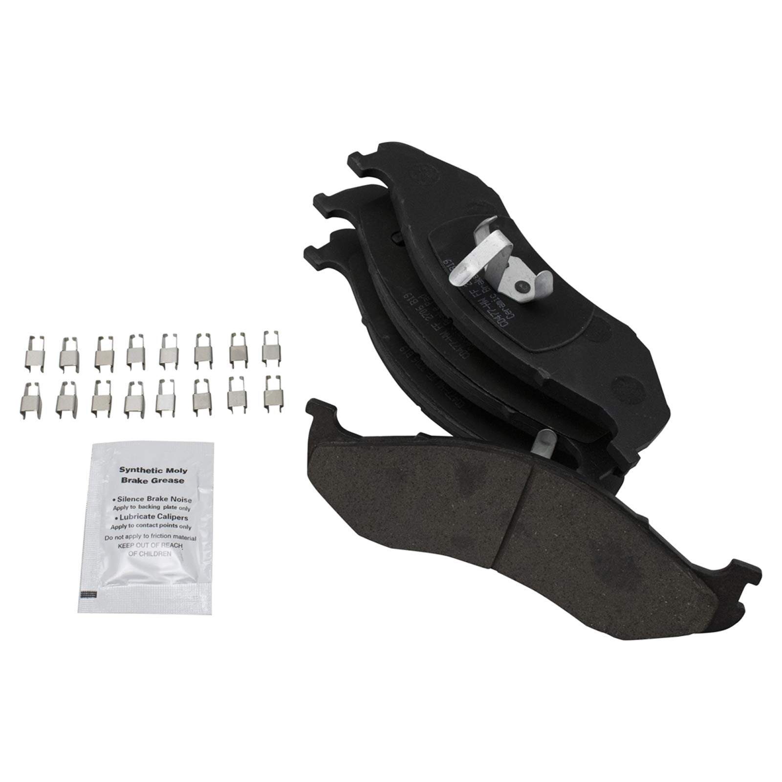 Trq Front And Rear Brake Pad & Rotor Kit Brake Pads Brake Rotor Ceramic Compatible With 1995-1998 Jeep Grand Cherokee