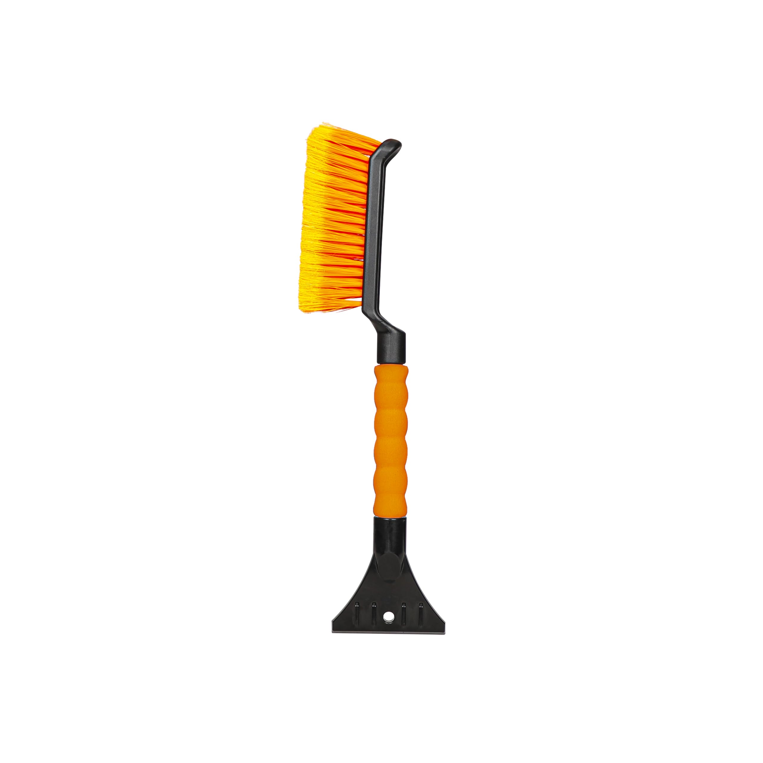 Autovir 17 Snow Brush & Ice Scraper for Car Windshield | Heavy-Duty Snow Removal Tool | Small Snow Brush with Ergonomic Foam Gri