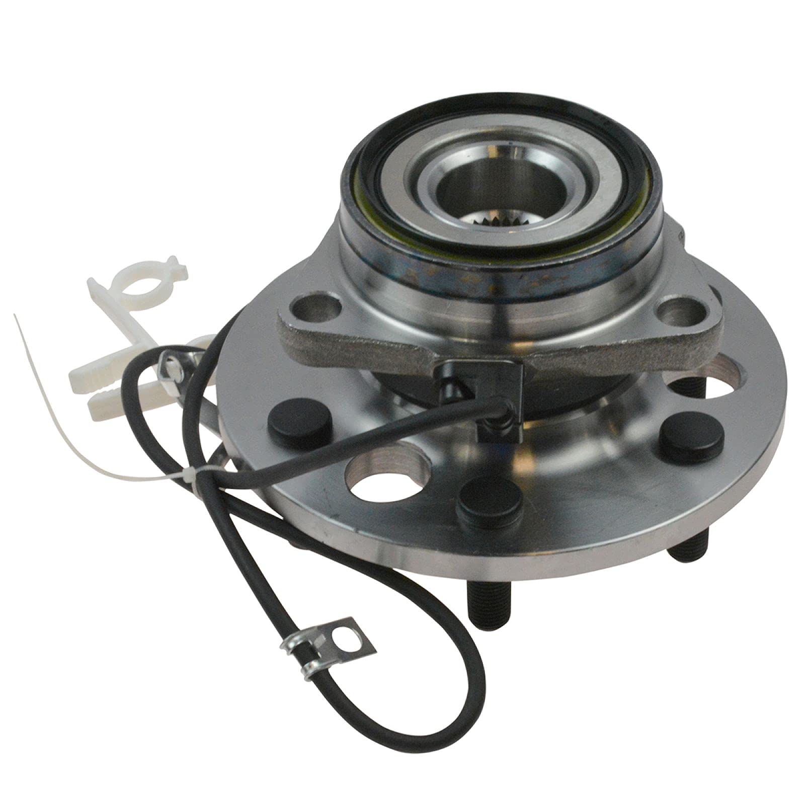 Trq Front Wheel Bearing & Hub Assembly 4Wd With Abs Sensor Compatible With 1999-2000 Cadillac Escalade 1995-1999 Chevrolet K1500