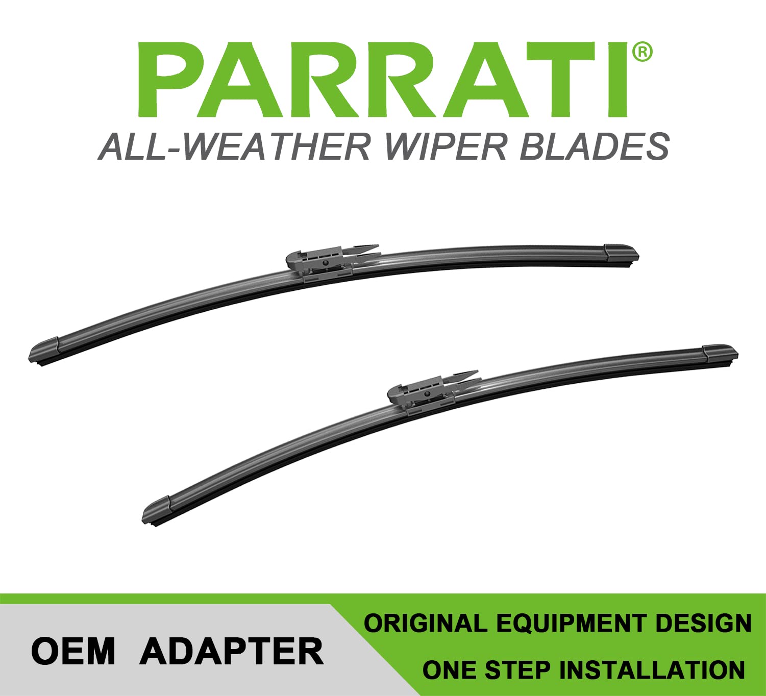 Parrati High Performance Premium All-Season Automotive Windshield Wipers With Rear Wiper Blades Replacement For 2008-2012 Ford E