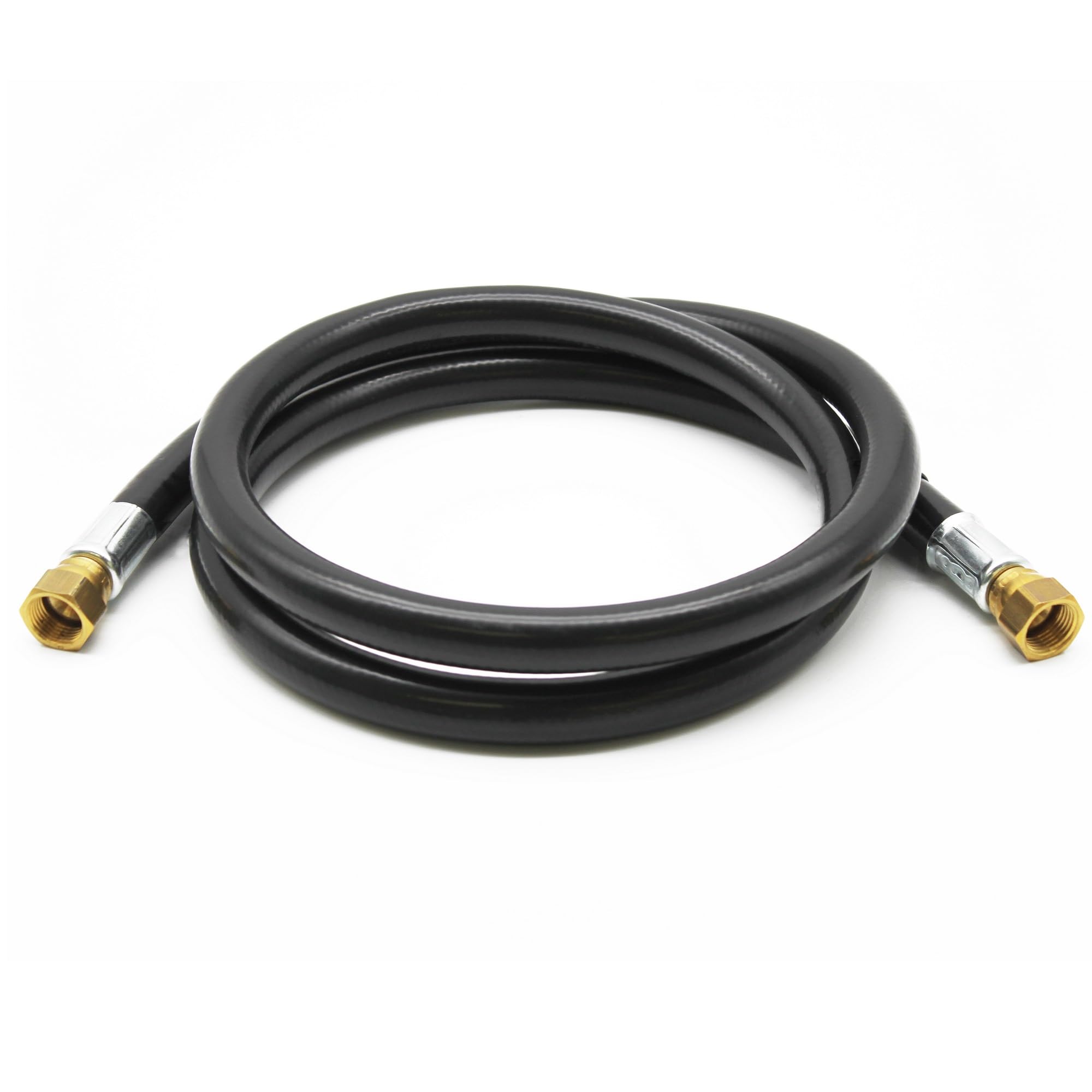 Flame King Thermo Rubber Rv Slide Out Hose Assembly, 72 Inch, 3/8 Inch Id, Female To Female - 100159-72