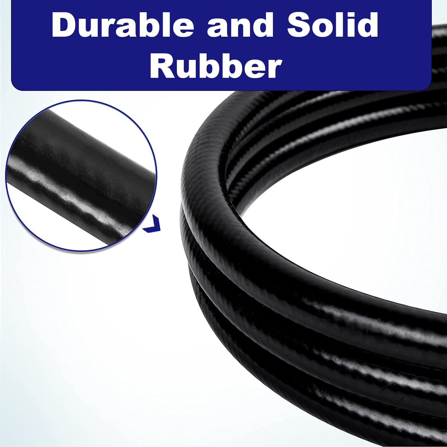 Flame King Thermo Rubber Rv Slide Out Hose Assembly, 72 Inch, 3/8 Inch Id, Female To Female - 100159-72