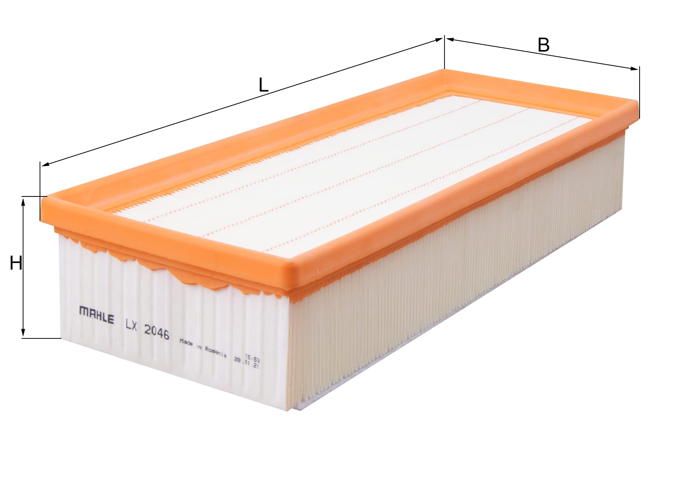 MAHLE Original LX 2046 Air Filter