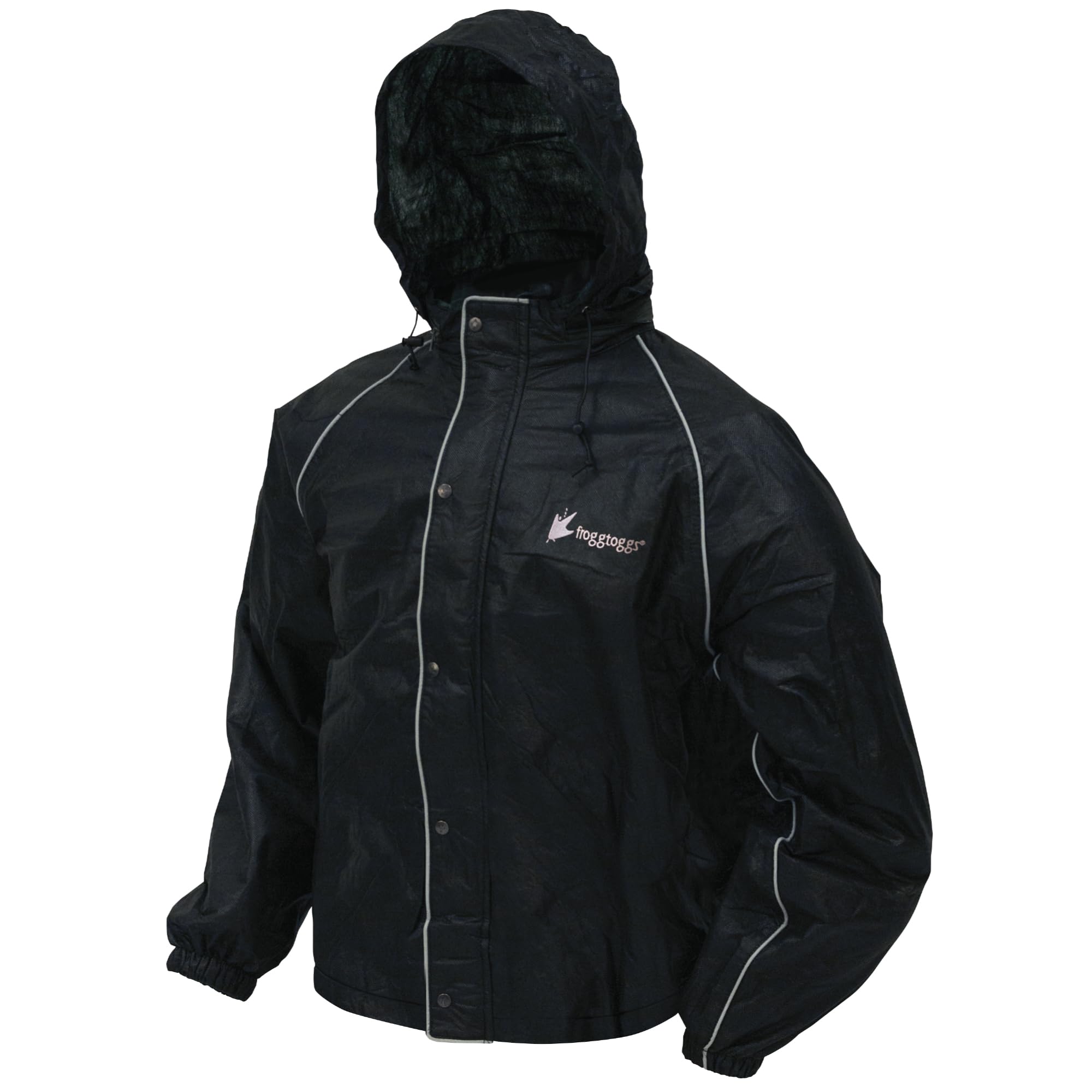Frogg Toggs Men'S Road Toad Reflective Waterproof Rain Jacket