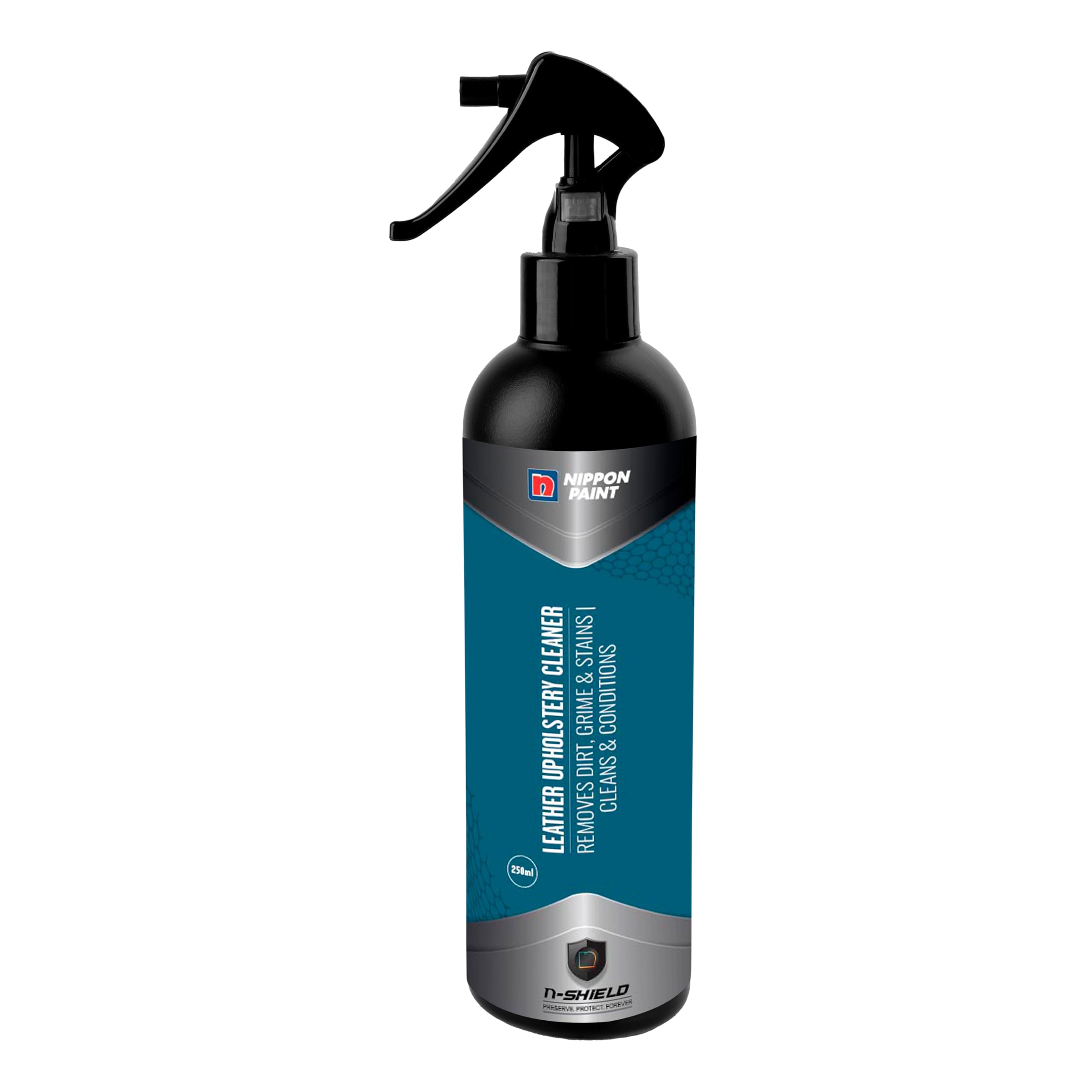 Nippon Paint nShield Leather Upholstery Cleaner 250ml | Removes Dirt Grime & Stains | Cleans Conditions & Restores Finish | Sui