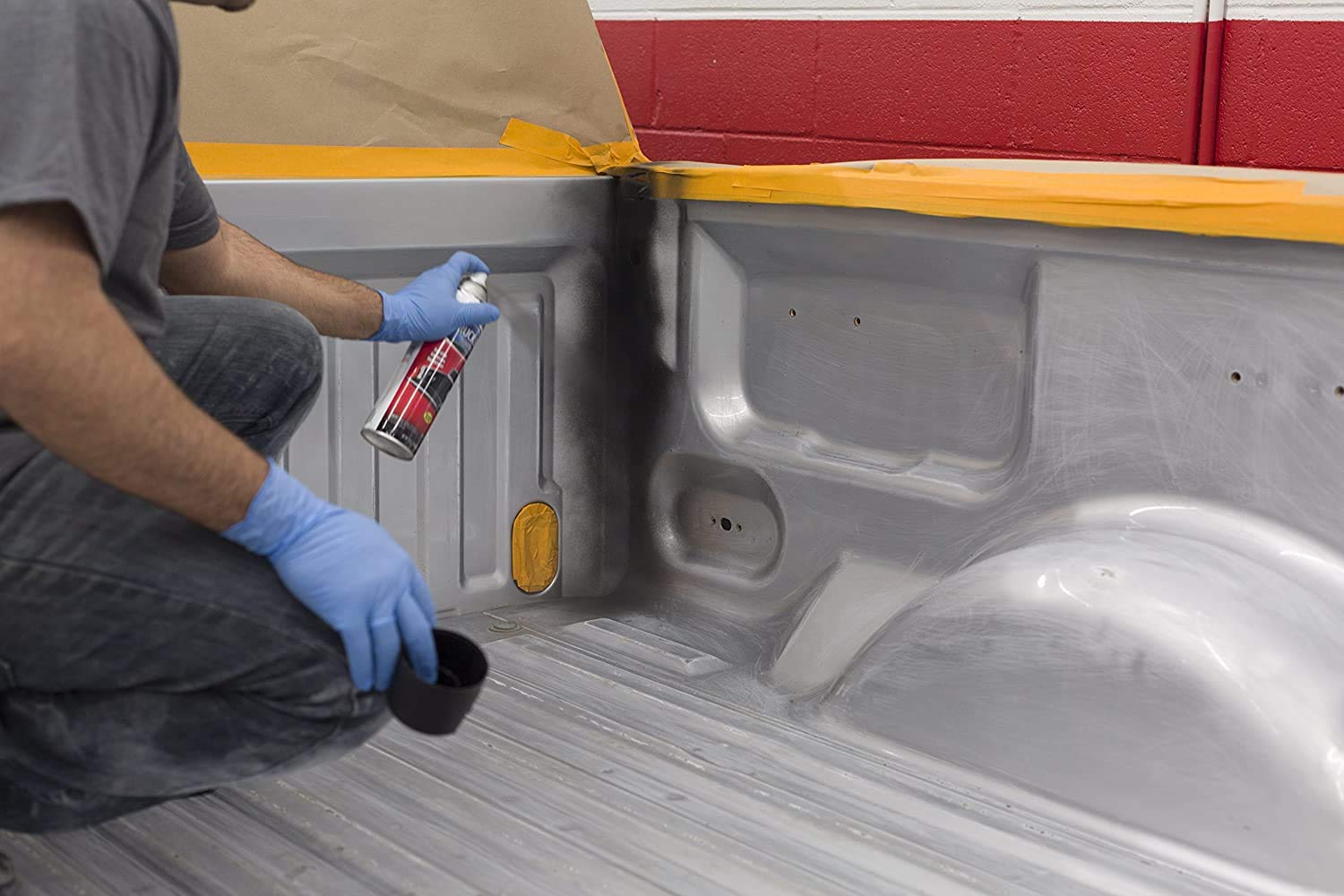 Rust-Oleum Automotive Truck Bed Coating Spray, 15 oz, Black, 6 Pack - Durable Protection for Trucks and Trailers