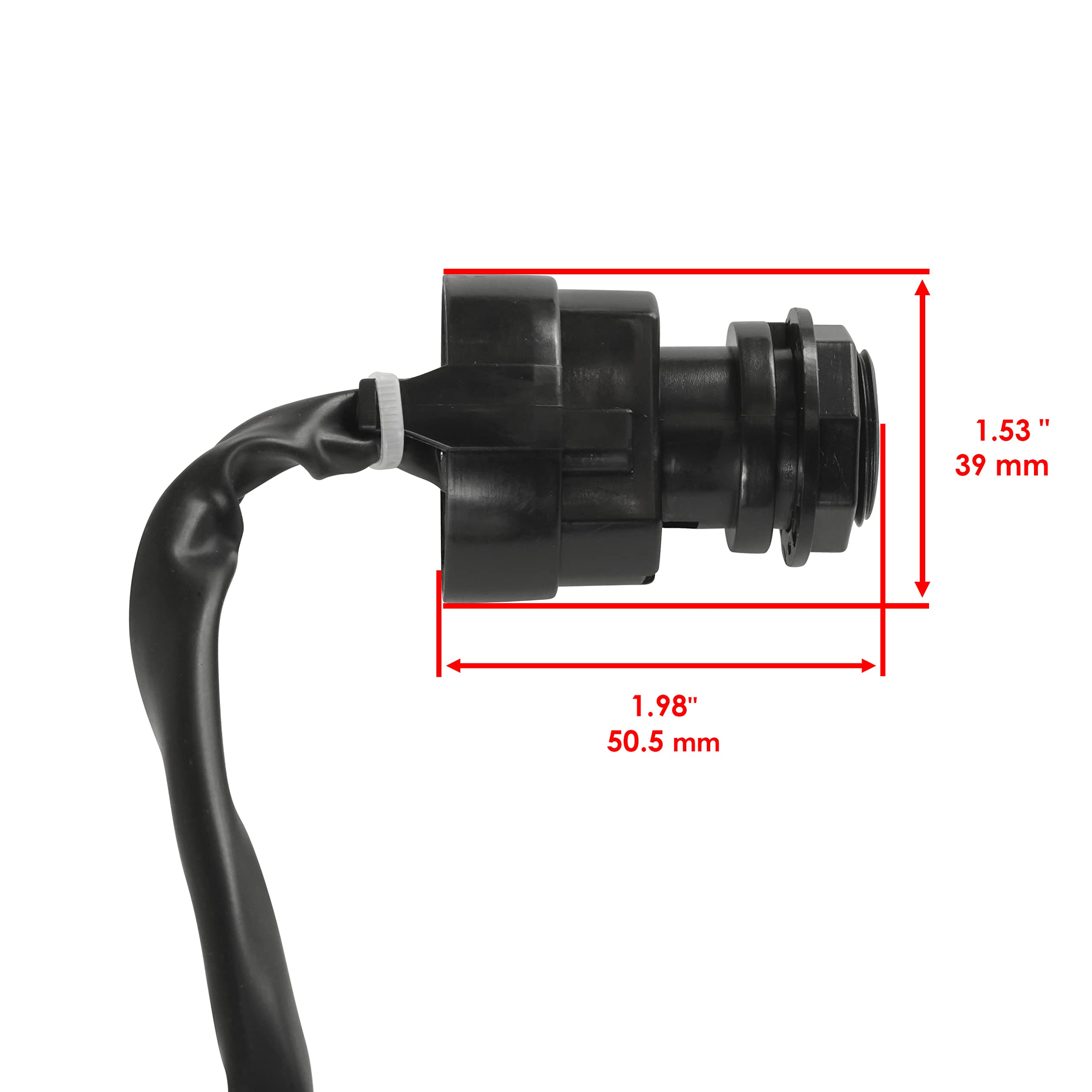 Caltric Ignition Key Switch Compatible With Yamaha Warrior 350 Yfm350 1996 1997 1998 1999 2000 2001 Atv