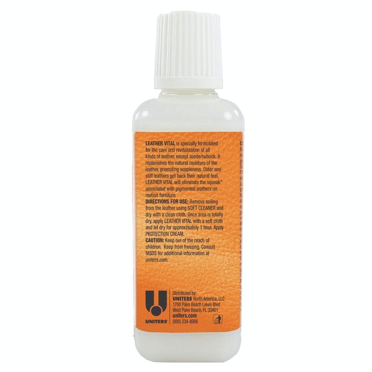 Leather Master Leather Vital Softener & Revitalizer, 250ml - Conditions, Protects & Polishes Leather, Model 50-4168