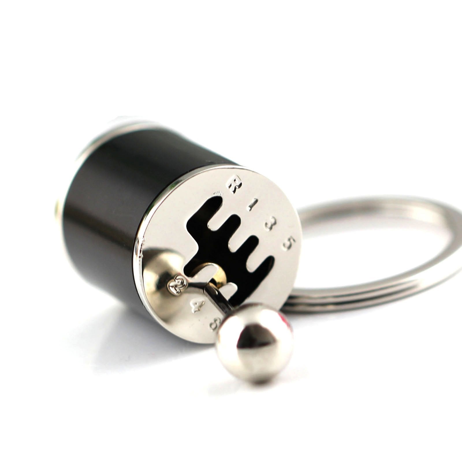 maycom Creative Auto Part Model Gear Box Keychain Six-speed Manual Transmission Shift Lever Keyring Key Chain Ring Keyrings Keyf