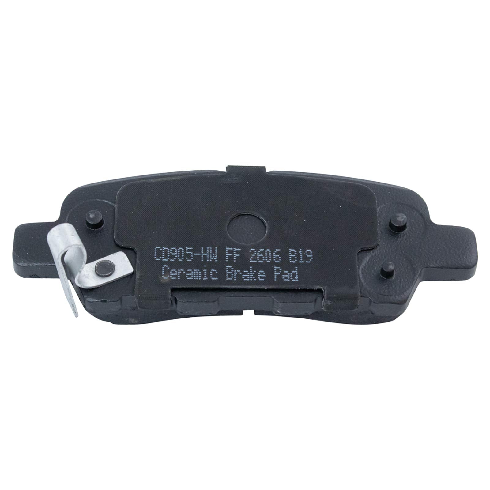 TRQ Rear Posi Ceramic Brake Pad Kit Set for Altima Maxima G35 FX45
