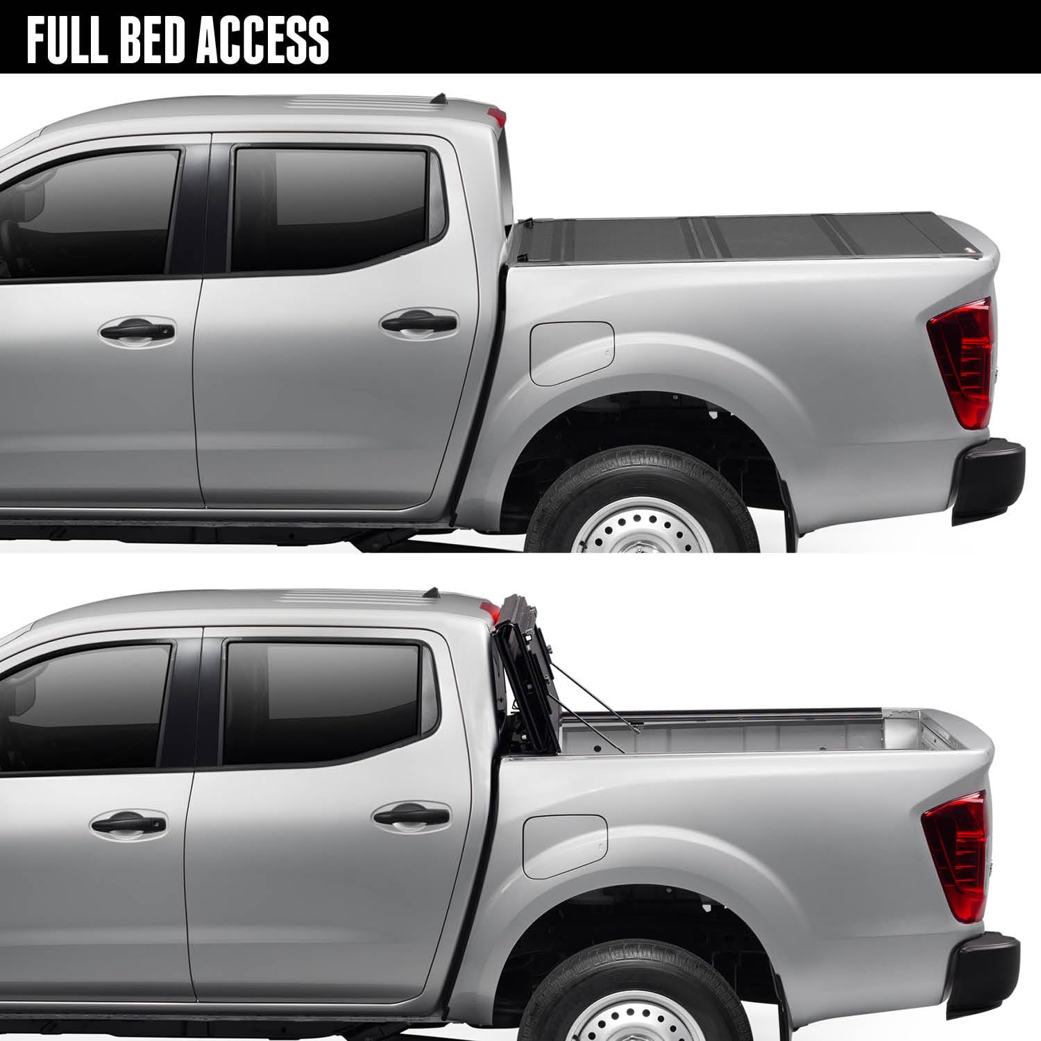 Realtruck Bak Bakflip G2 Hard Folding Truck Bed Tonneau Cover | 226125 | Fits 2015 - 2022 Chevy/Gmc Colorado/Canyon 6' 2'' Bed (