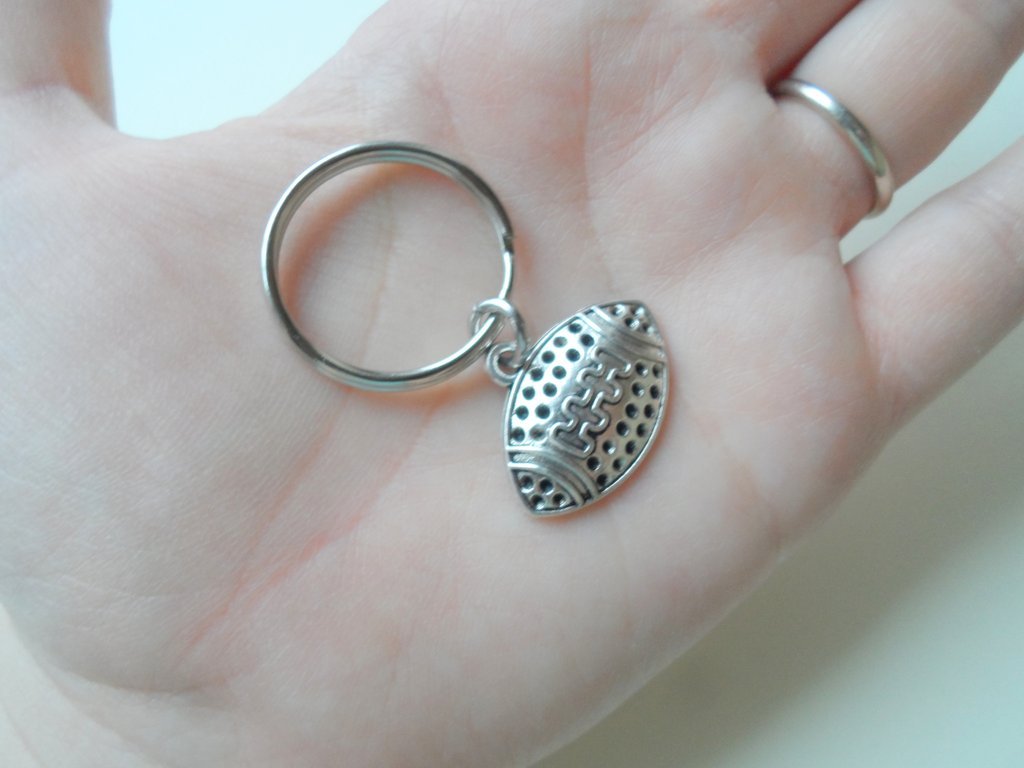 Football Keychain - You Are A Great Catch; Couples Keychain