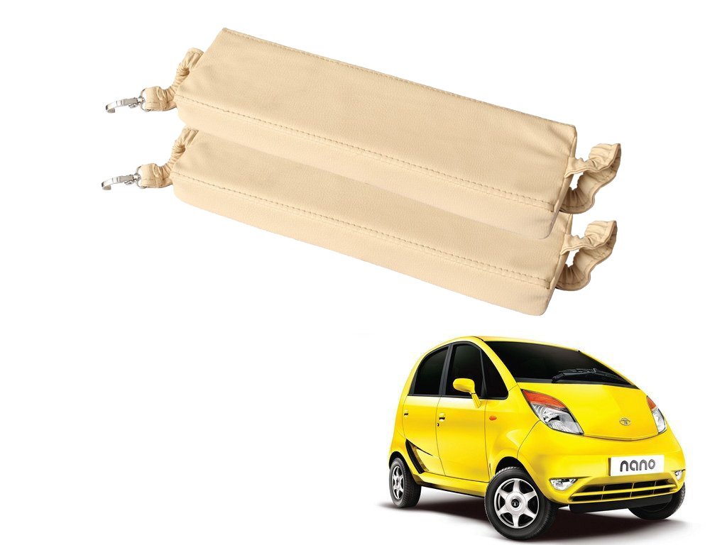 Kozdiko Beige Color Seat Gap Filler Set of 2 Pcs for Tata Nano
