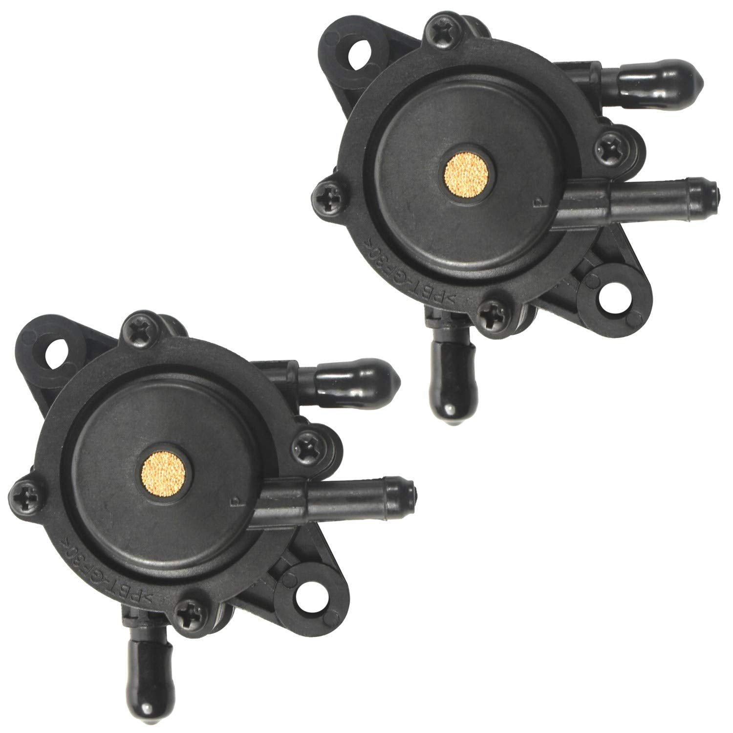 HQRP 2-Pack Fuel Pumps compatible with John Deere LG808656 M138498 M145667 Replacement fits 647 657 667 LA115 L120 L130 LA130 LA