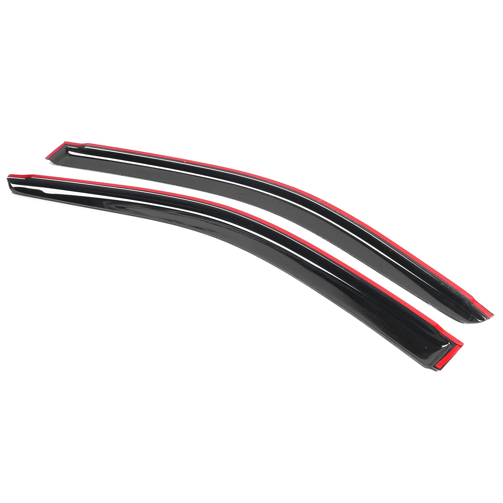 Window Visor Deflector Compatible With 2011-2016 Honda Cr-Z, Slim Tinted Acrylic Resistant Shield Cover Wind Sun Rain Guard By Ikon Motorsports, 2012 2013 2014 2015