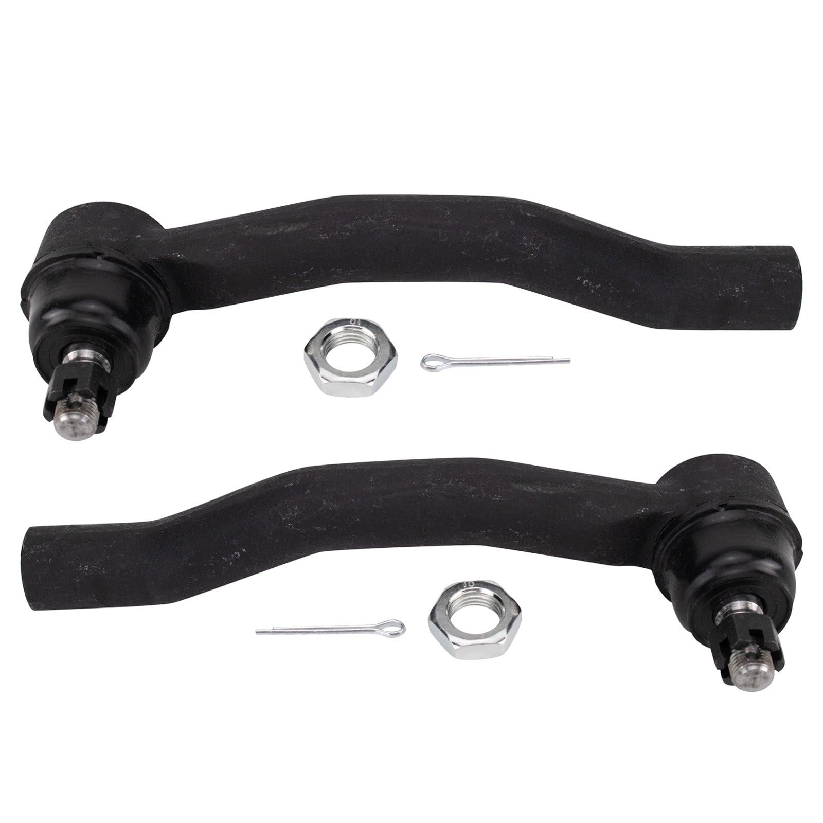 TRQ Front Outer Tie Rod Set Compatible with 2019-2021 Lexus ES300h ES350 Toyota Avalon 2018-2021 Camry