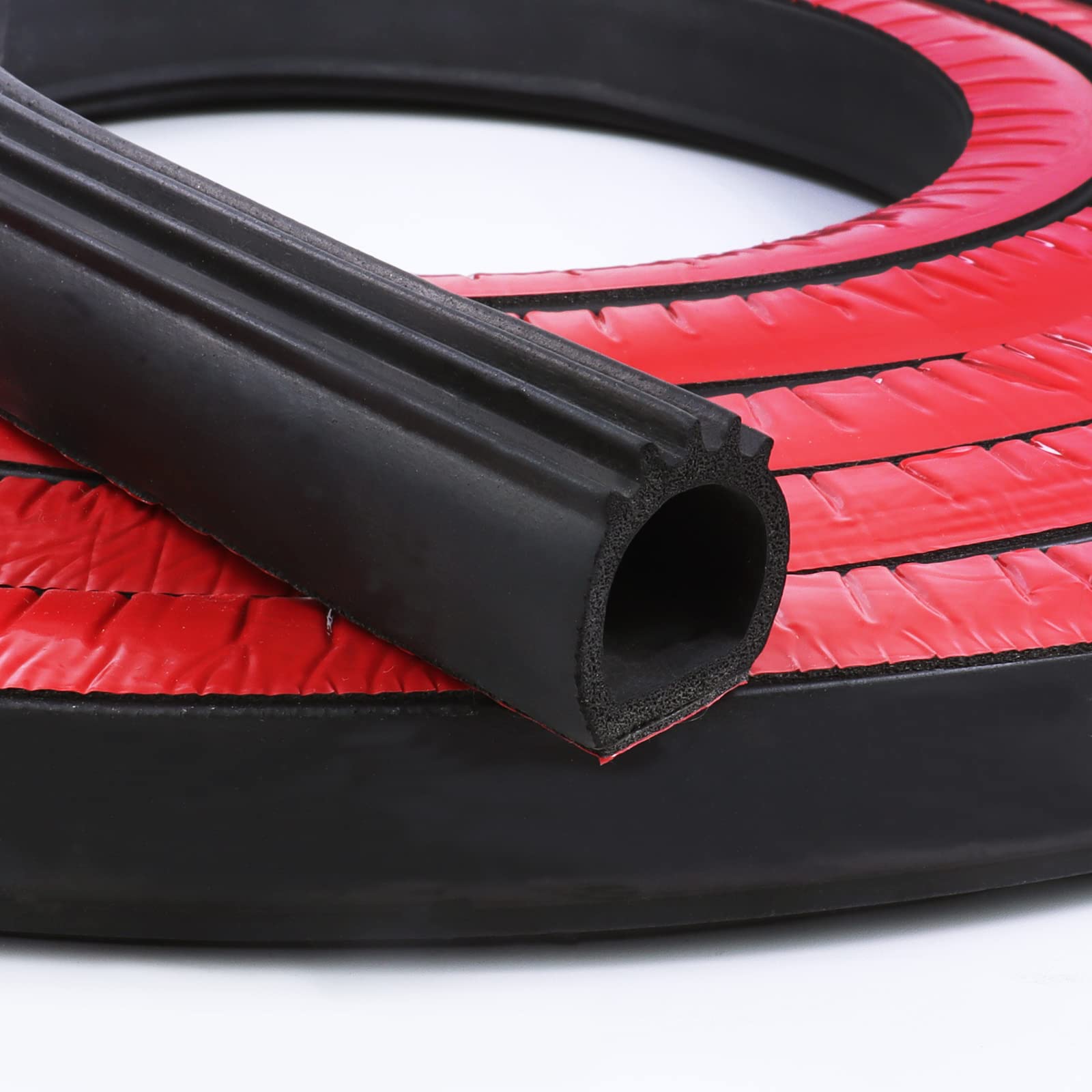D Shape Door Rubber Seal Strip,1'' Rv Slide Out Seal Self-Adhesive Epdm Rubber,Heavy Duty Automotive Weather Stripping For Fill