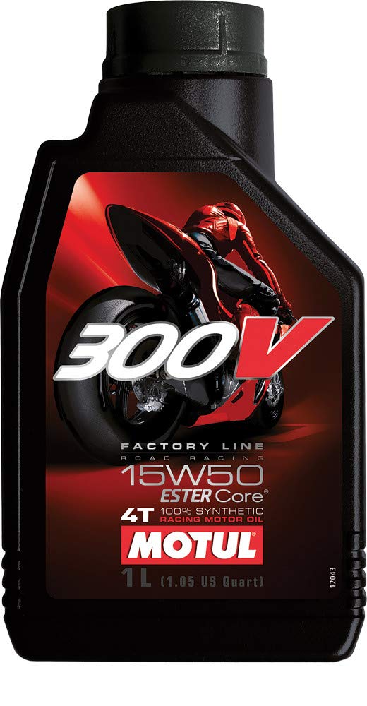 Motul 104125-CS 300V 4T Competition Synthetic Oil(15W-50 Liter), 1 l, 4 Pack