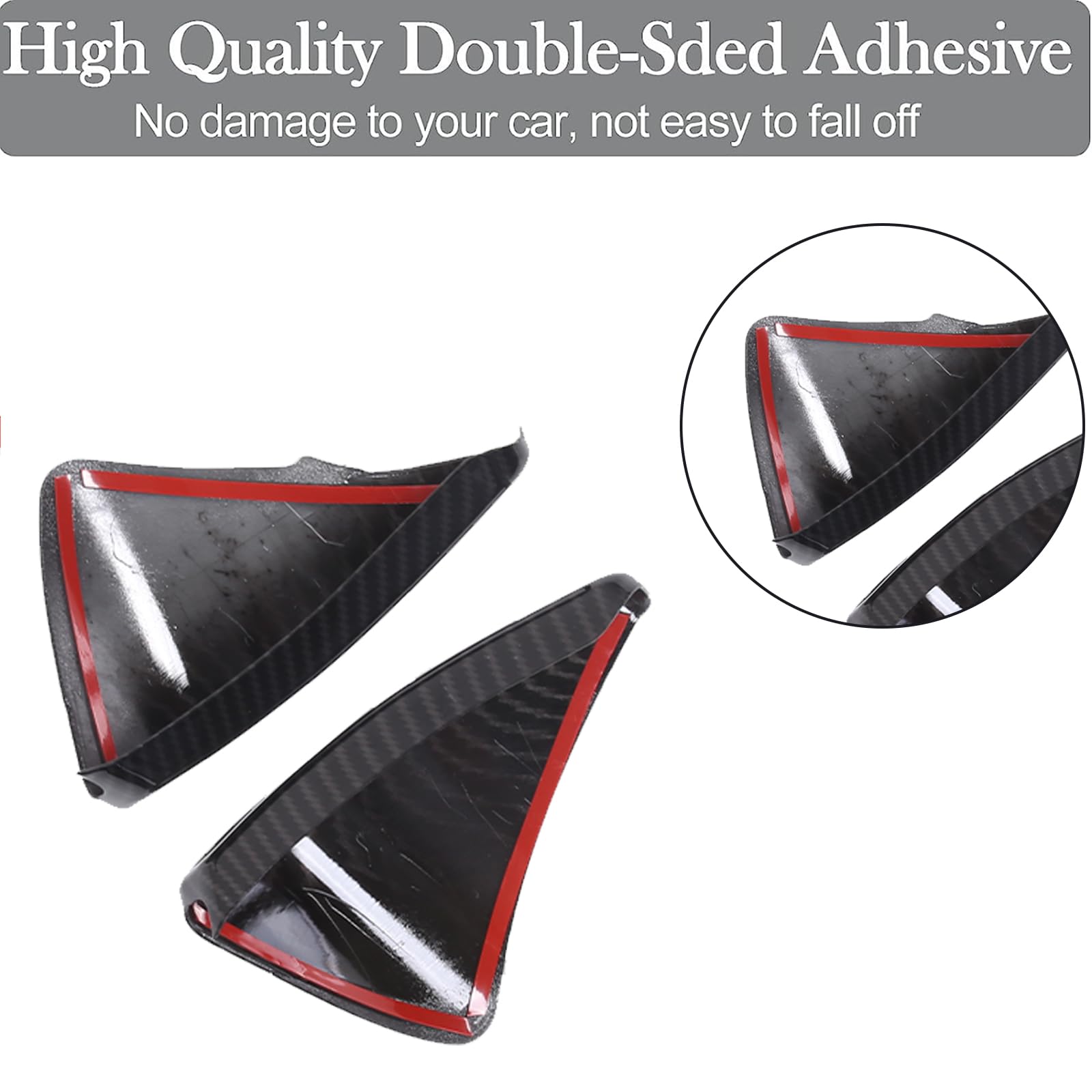 Piugilh Dashboard Button Switch Cover Trim For Corvette C6 2005-2013 Interior Accessories, Abs Dash Board Speedometer Bezel Cover Trim Frame Sticker, 2Pcs (Black)