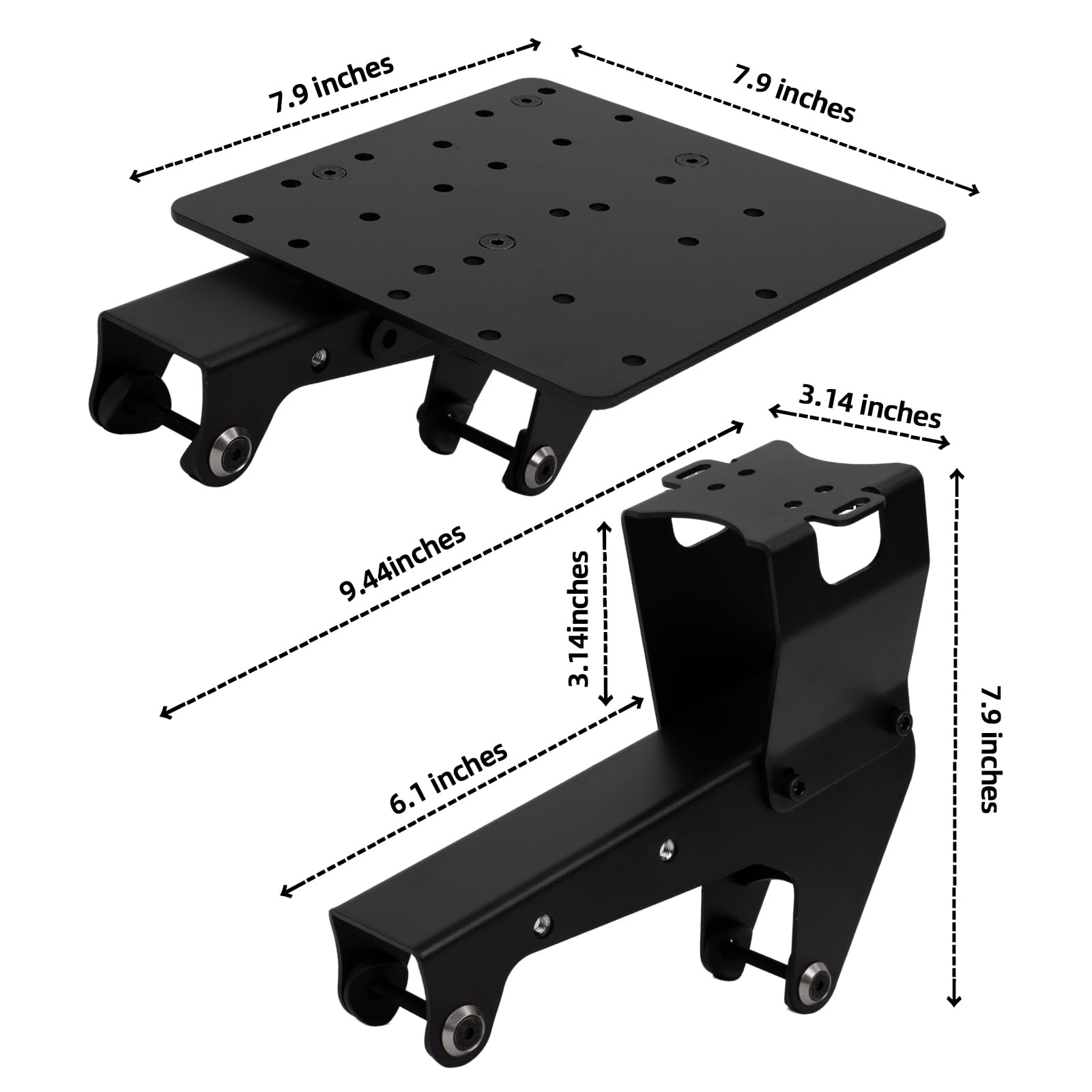Banpingo Gearshift & Handbrake Holder - Compatible with Trophy-Style,Trophy - Logitech G, and Other Sim Racing Seats