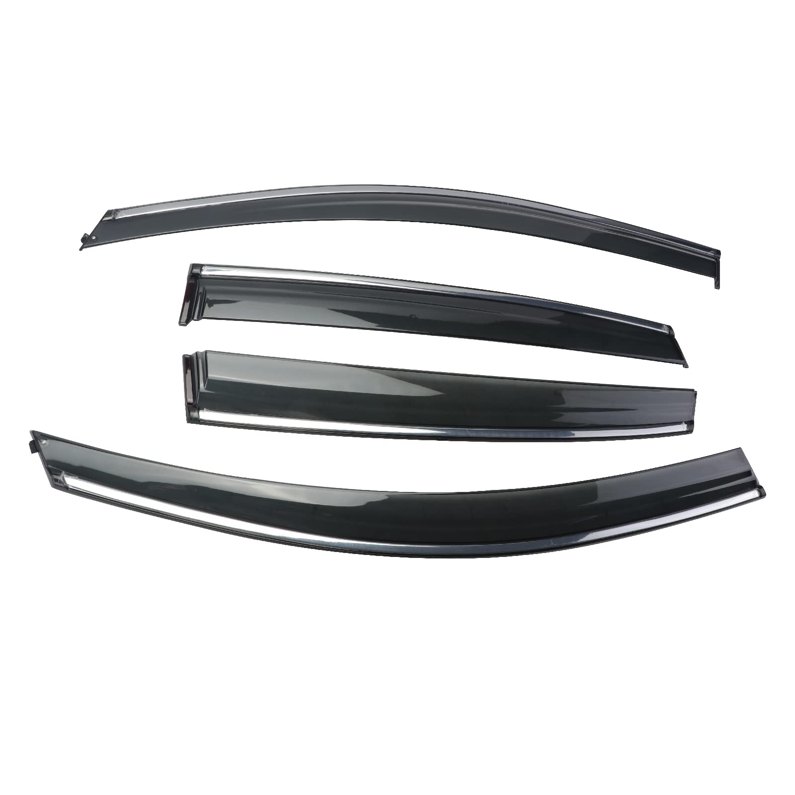 Misioek Rain Guards Suitable For Crv 2012-2016, Window Visor, Dark Smoke Accessories, Window Deflectors, Rain Guard, 4 Pcs