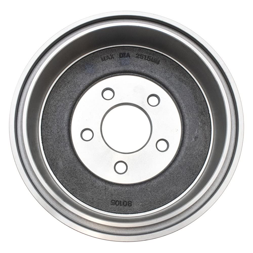 Trq Rear Brake Drum Pair Set For 2001-2005 Pontiac Aztek / 2005-2006 Chevy Equinox / 2006 Pontiac Torrent / 2002-2007 Saturn Vue