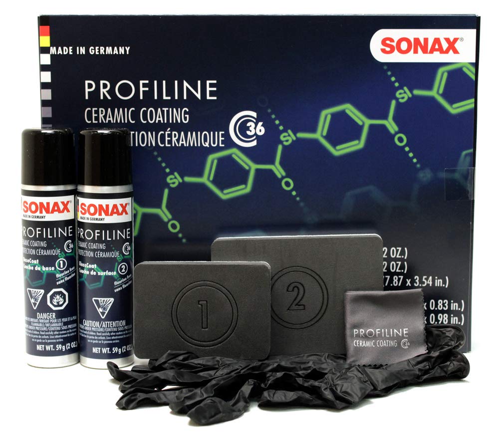 SONAX Ceramic Coating CC36, 1 Count, Black, Premium Ceramic Protection for Vehicles