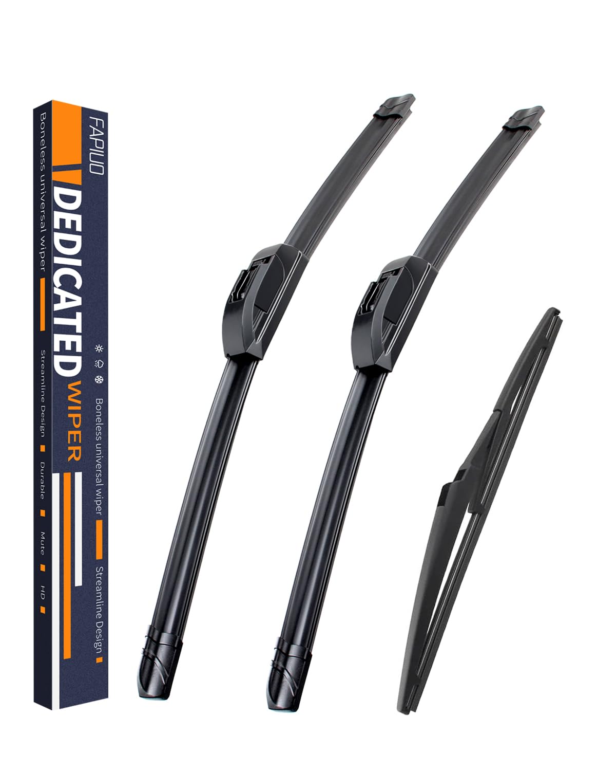 Replacement For Hyundai Santa Fe 2013-2018/Hyundai Santa Fe Xl 2013-2019/Santa Fe Sport 2013-2018 Silent Wipers -Fapiuo Front An