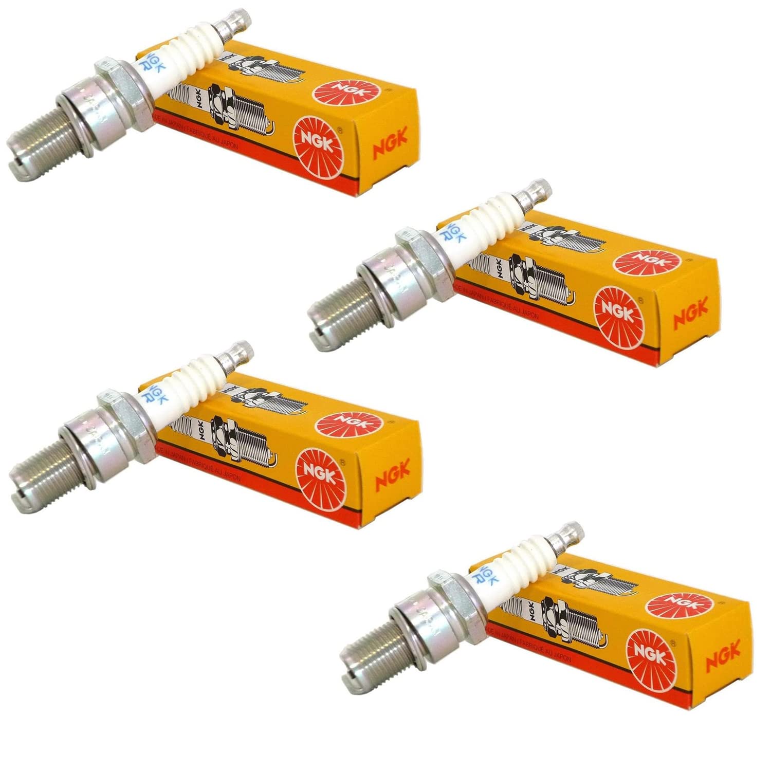 New Ngk Standard Spark Plug Br7Hs10, 1098 Set Of 4 Spark Plugs