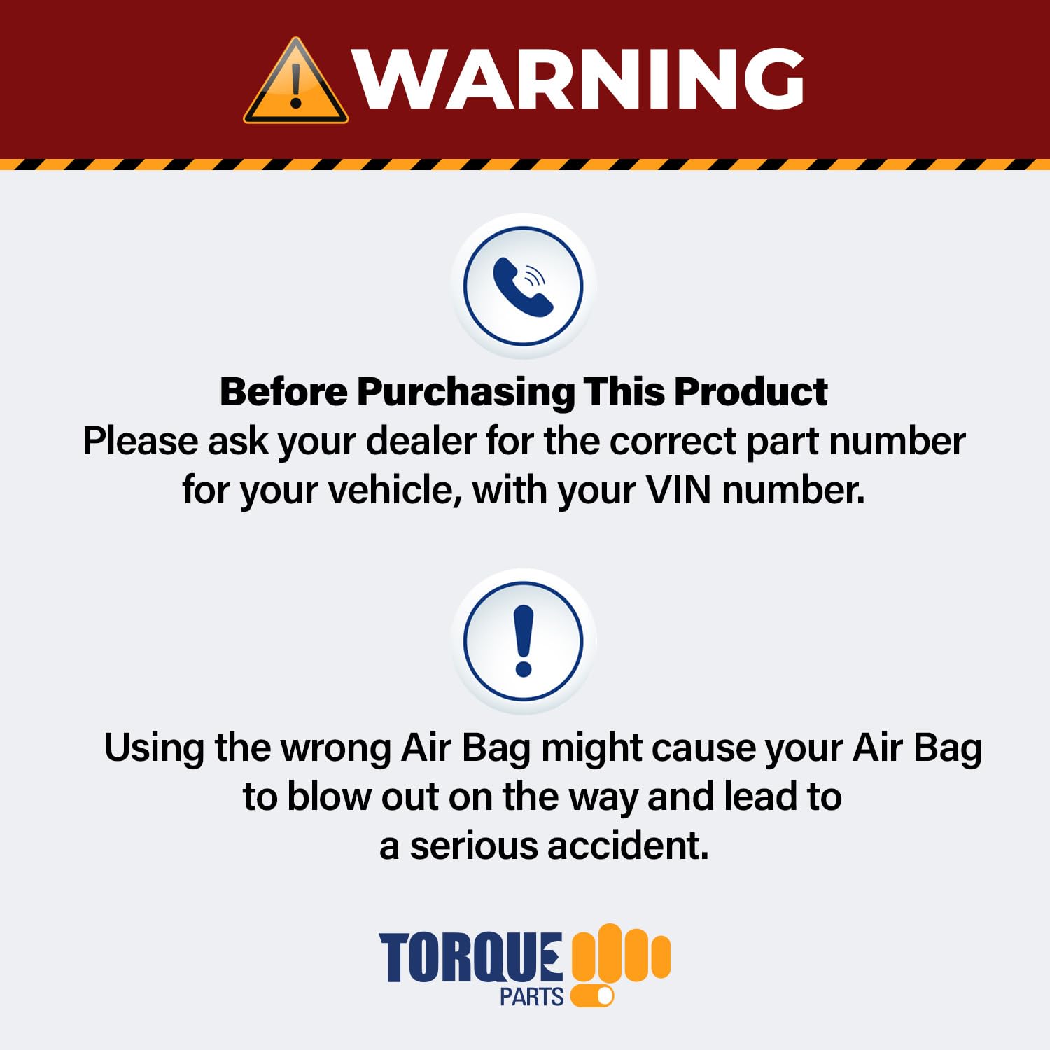 TORQUE Cab Sleeper Air Spring Bag for Select Kenworth and Mack Trucks (Replaces Firestone 7001, 7031, W02-358-7001, W02-358-7031
