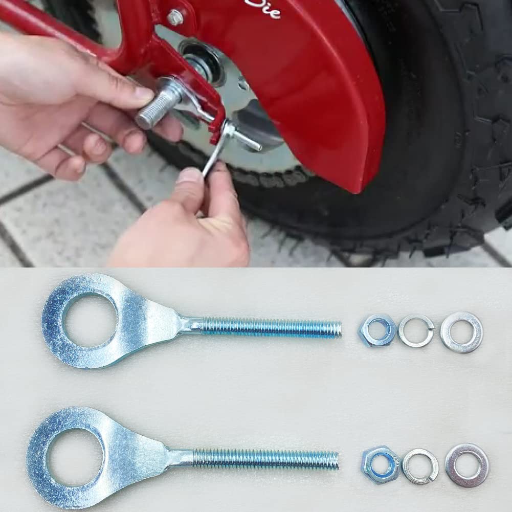 QYMOTO Mini Bike Chain Adjuster Tensioner for Coleman CT200U/MB200 - 15mm, 2 Pack