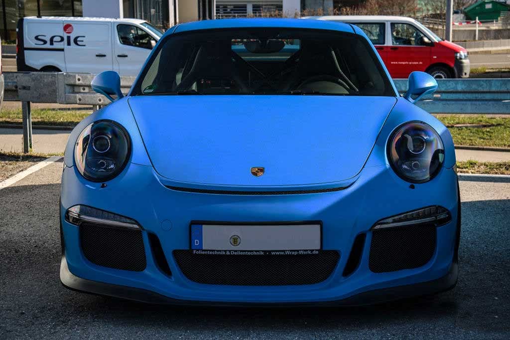 Vvivid+ Premium Vinyl Wrap Film (1.49Ft X 5Ft, Matte Smurf Blue)