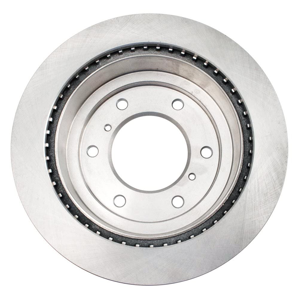 Trq Rear Brake Rotors Set Vented Compatible With 2000-2006 Mitsubishi Montero