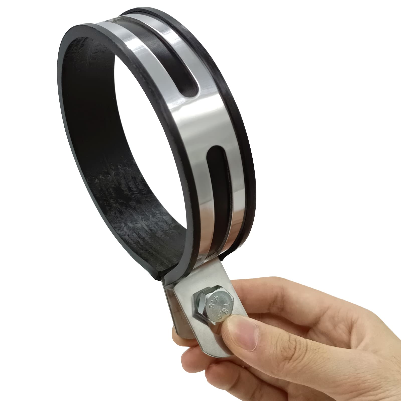 Universal Half Round Motorcycle Exhaust Clip Motorcycle Exhaust Muffler Pipe Bracket Motorcycle Exhaust Hanger Bracket Muffler P