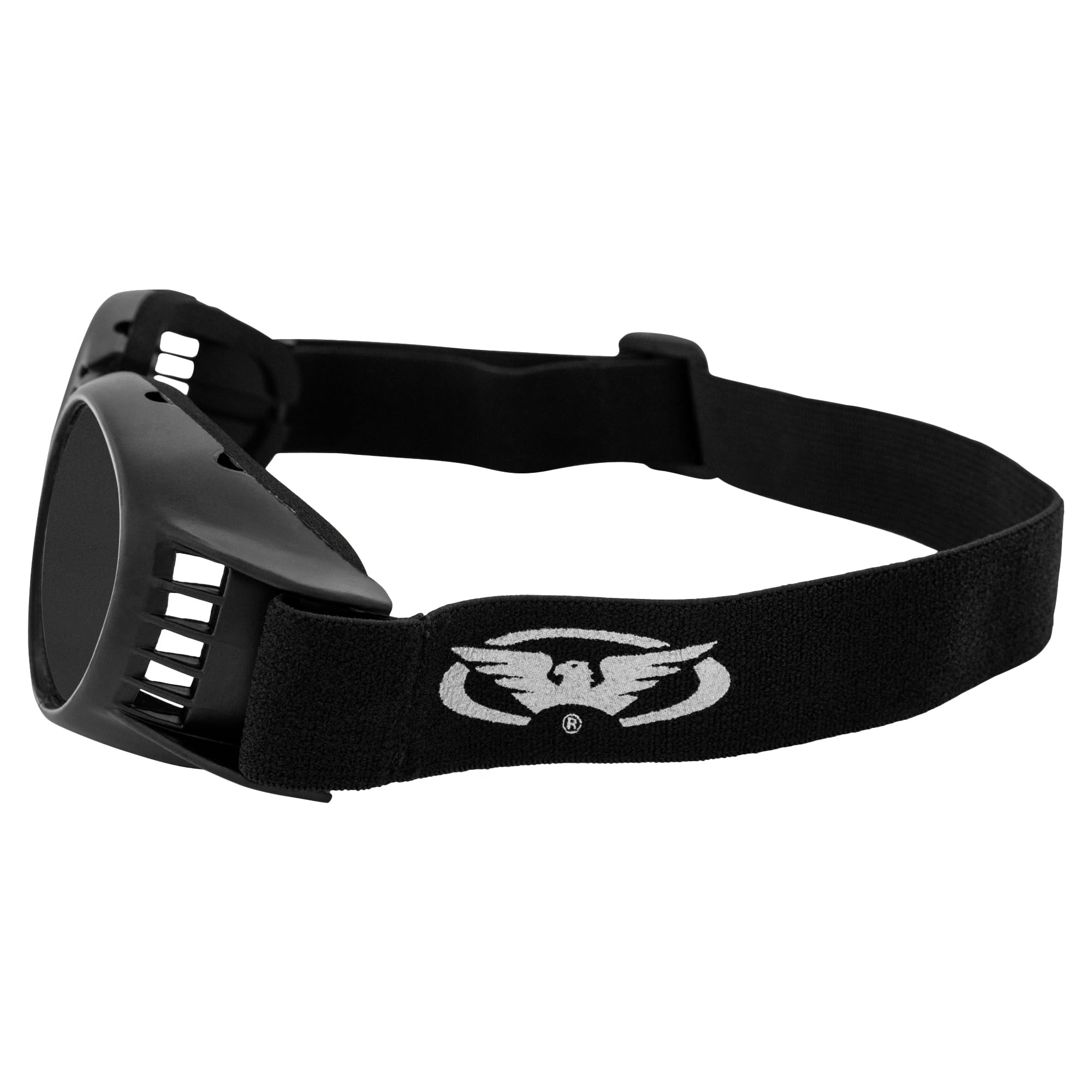 Global Vision Paragon Motorcycle Goggles - Polycarbonate, Adult Size, Black Frame, Super Dark Lens, Model PARASD