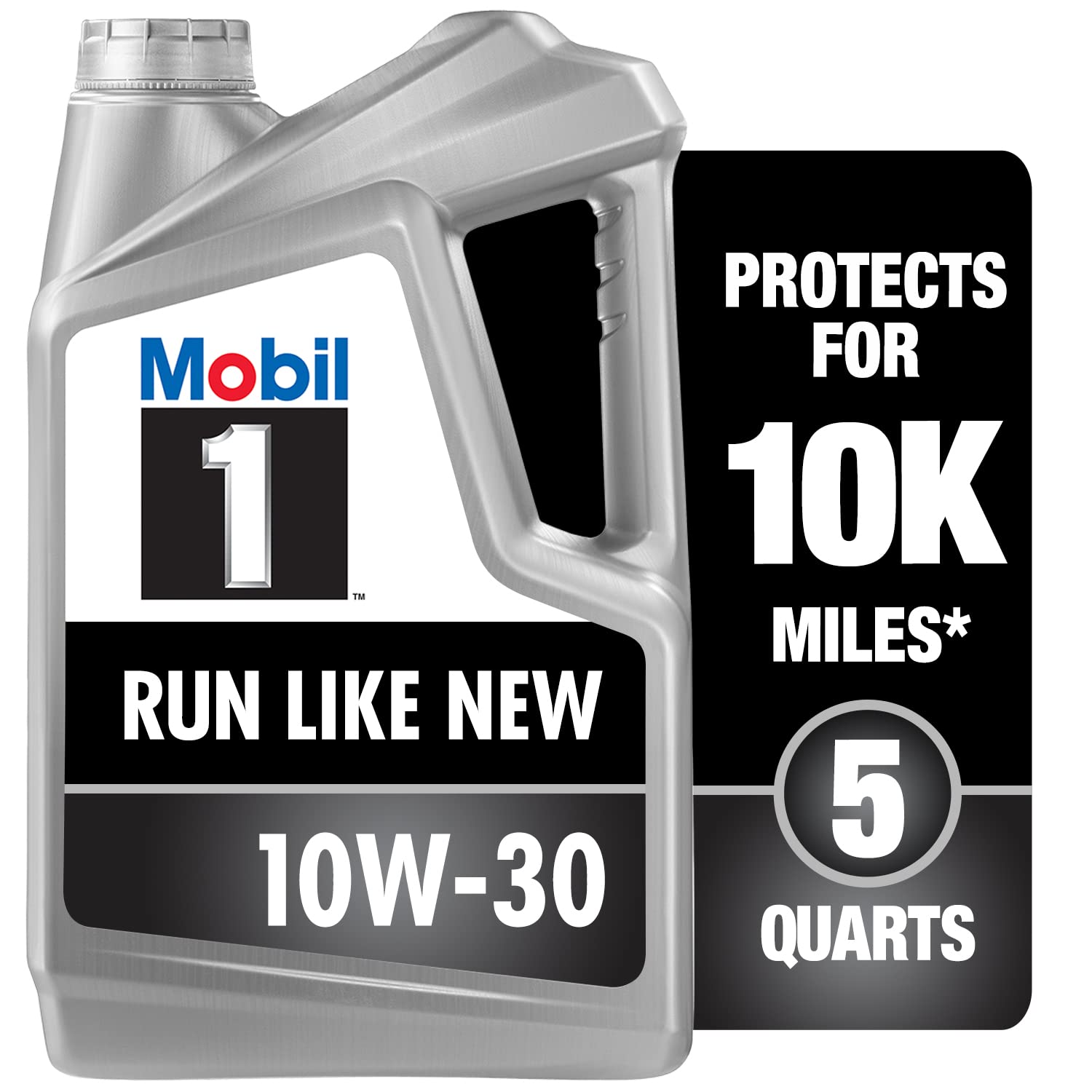 Mobil 1 Advanced Full Synthetic Motor Oil 10W30, 5 Quart