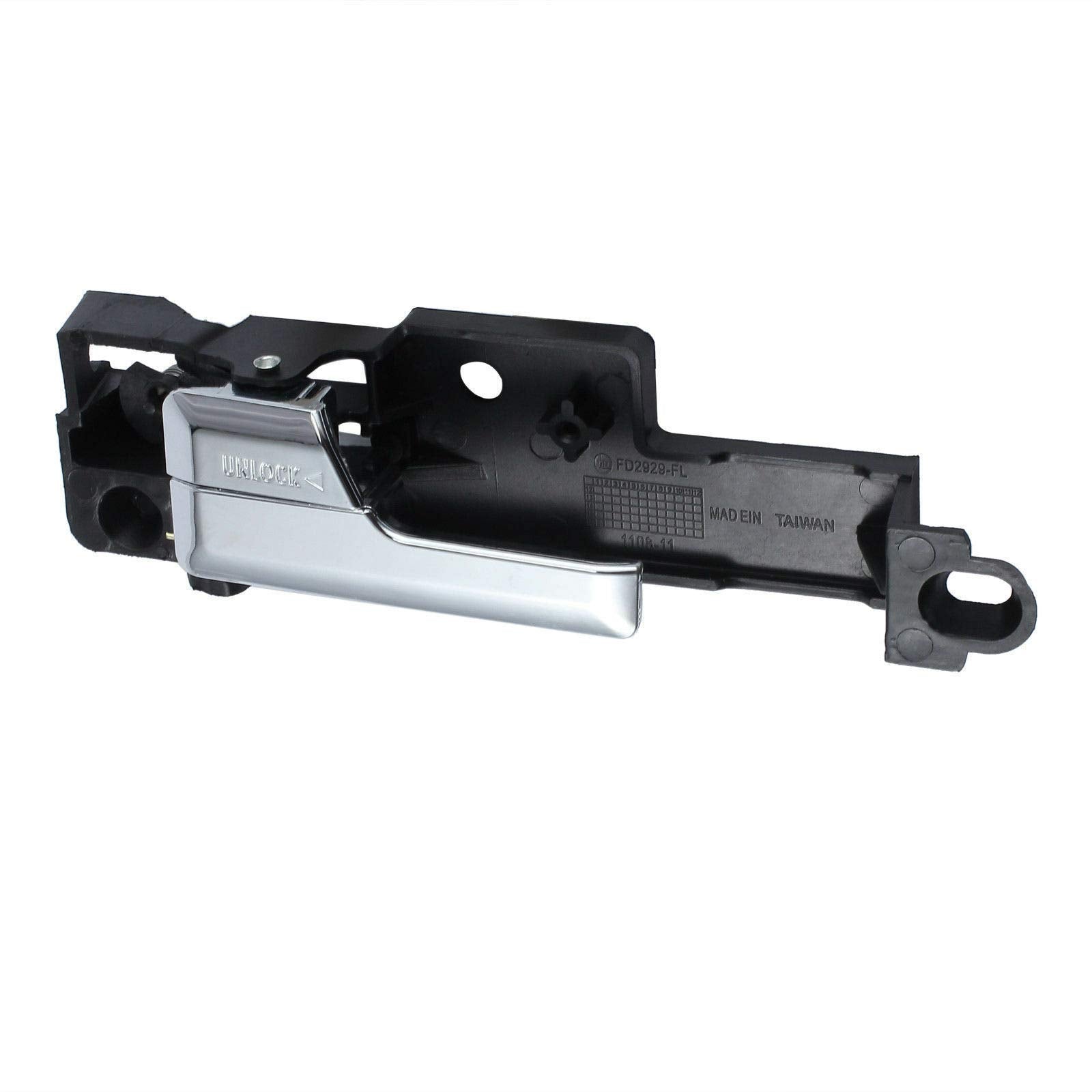 Inside Interior Inner Door Handle W/Chrome Lever For 06-12 Fusion Mkz Milan (Front Left) 69004