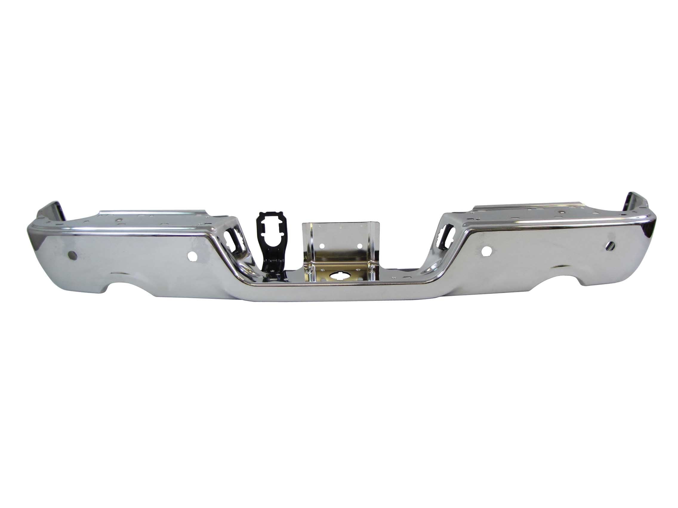 For Dodge Ram 1500 2009-2018 / Ram 1500 Classic 2019-2022 Rear Bumper Face Bar Chrome (With Sensor Hole, With Dual Exhaust Cut-Outs) Ch1102365