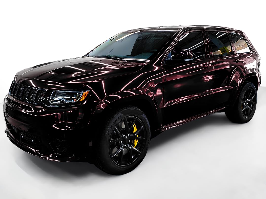 VViViD Gloss Demon Black Vinyl Wrap Film - 15ft x 5ft, Premium Quality, Durable Material