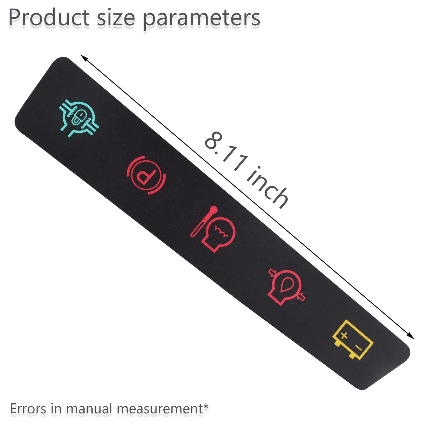 Kitchenkipper 2 Pack M117670 Dash Panel Decal/Instrument Panel Indicator Label For Johnd-Eere Utility Vehicle 4X2, 6X4 Serial Be