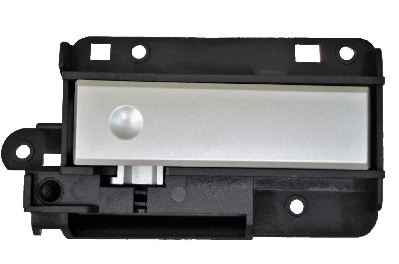 Pt Auto Warehouse Gm-2647Ra - Glove Box Compartment Lock Latch Handle, Black Housing With Silver Lever