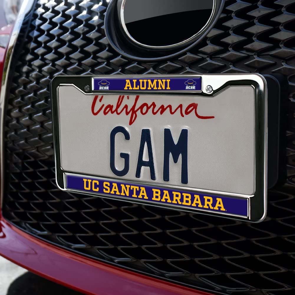 GRAPHICS & MORE UC Santa Barbara Alumni Metal License Plate Frame - Full Size, One Size, Durable Design