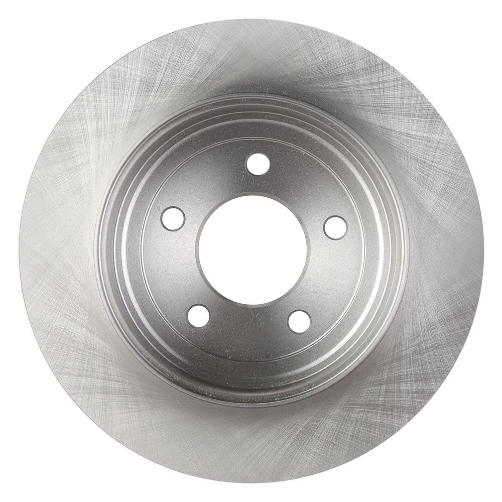 Trq Rear Brake Rotors Set Solid Compatible With 2005-2010 Ford Escape Mazda Tribute 2005-2009 Mercury Mariner