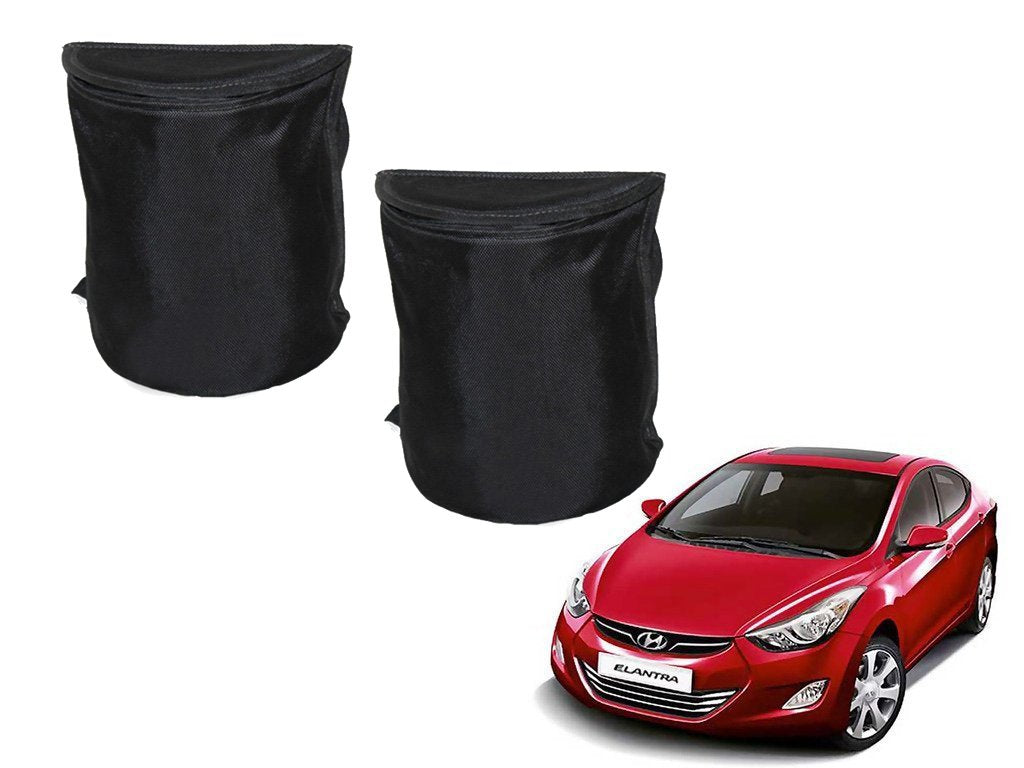 Kozdiko Semi Cylindrical Car Dustbin Set of 2 Pcs for Hyundai Elantra