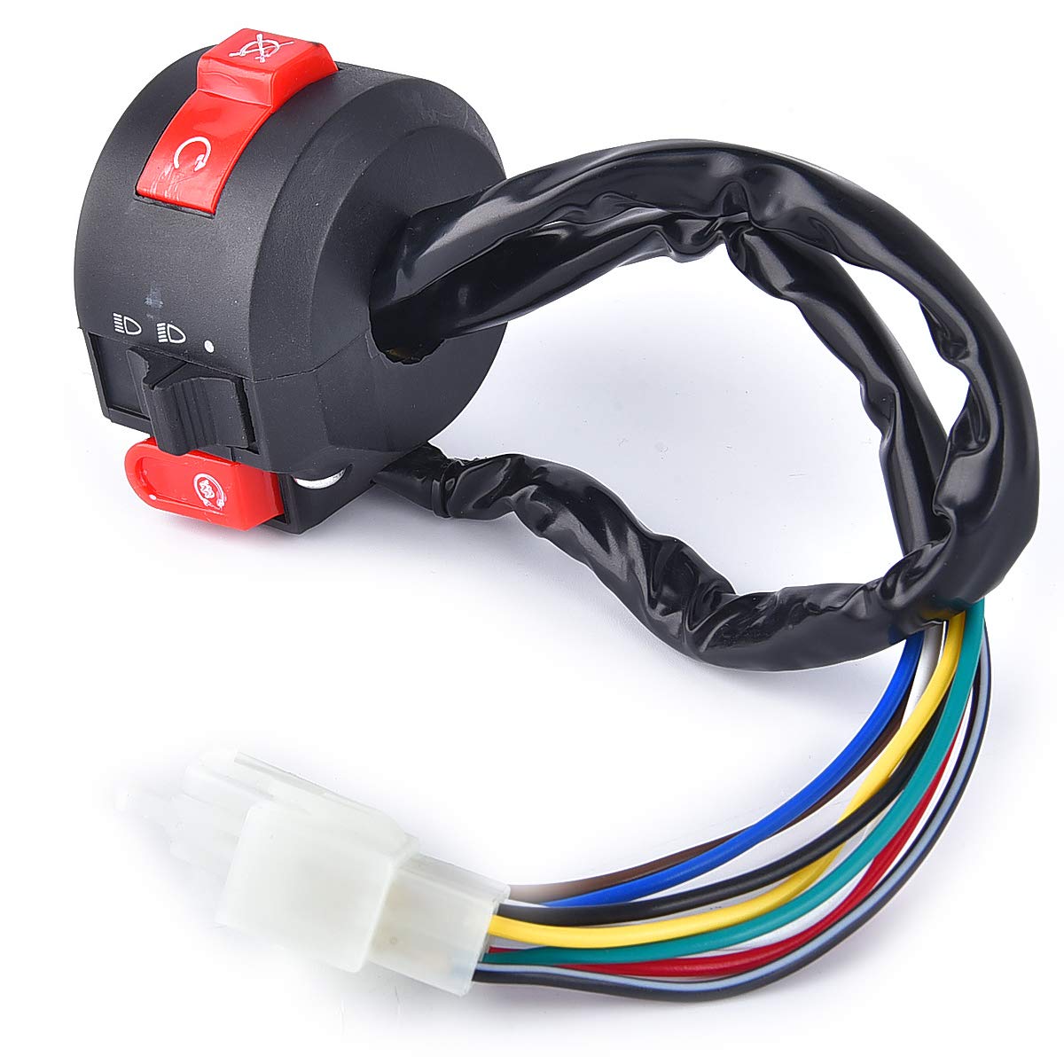 Left Handlebar Switch Assembly Replacement For 50Cc 70Cc 90Cc 110 Cc 125Cc 150Cc Atvs Quad 4 Wheelers Taotao Sunl Coolster