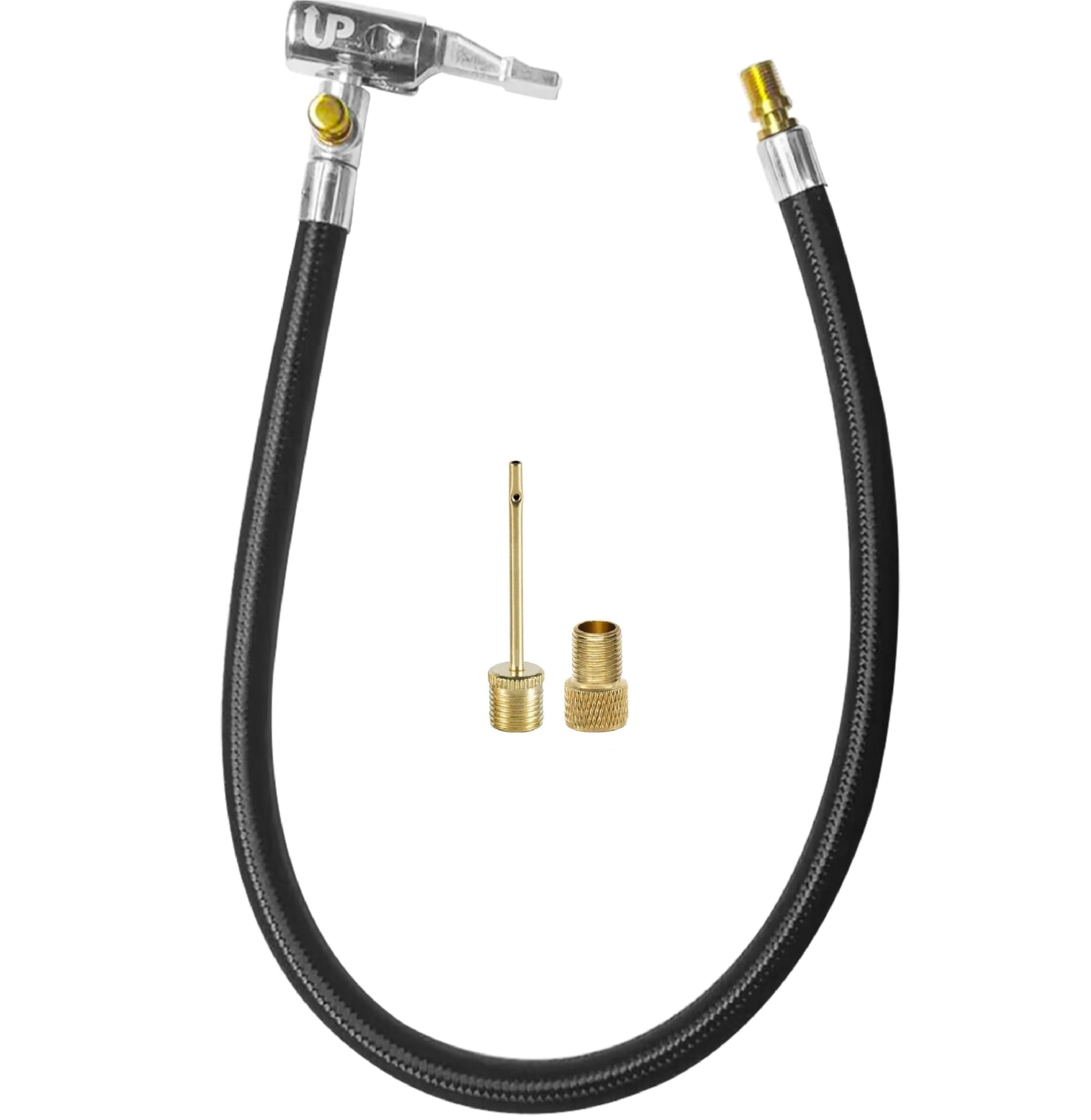 UPBOOST Quick Air Release Extention Replacement Hose for Tire Inflators | Portable Air Compressor | Tire Valve Air Chuck Lock | 