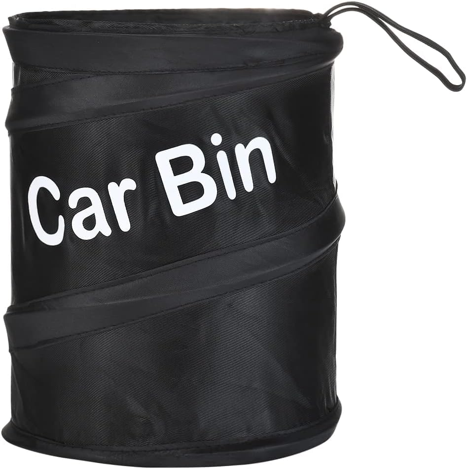Elvana Universal Car Trash Can Hanging | Large Capacity Foldable Car Garbage Bag | Easy Installation, Extendable Car Supplies, A